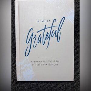 Simply Grateful White Guided Journal Motivational New
